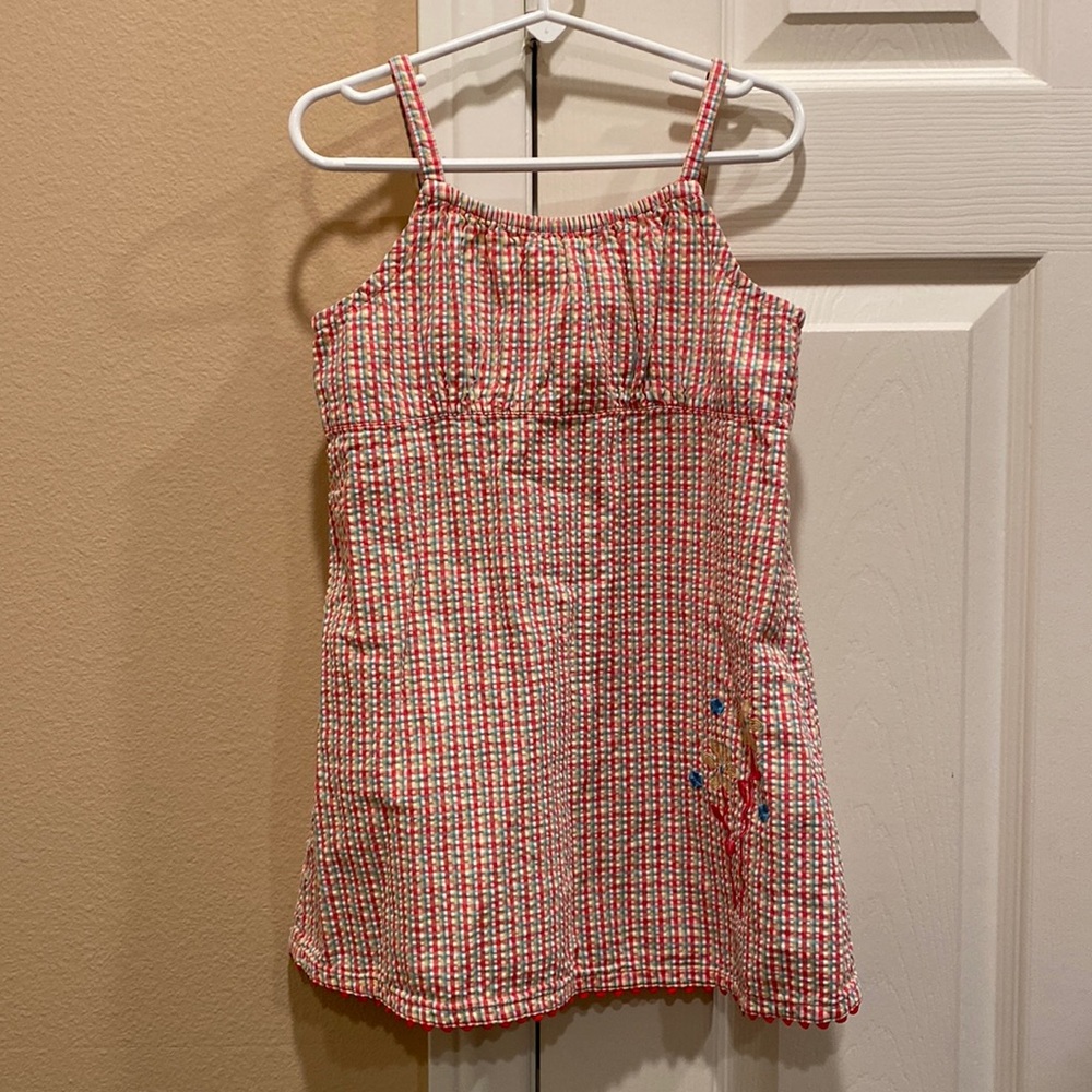 OshKosh B’gosh 100% cotton plaid spaghetti strap dress
